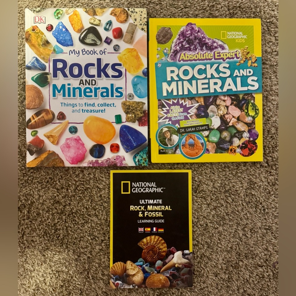 National Geographic Kids Rock & Minerals Books